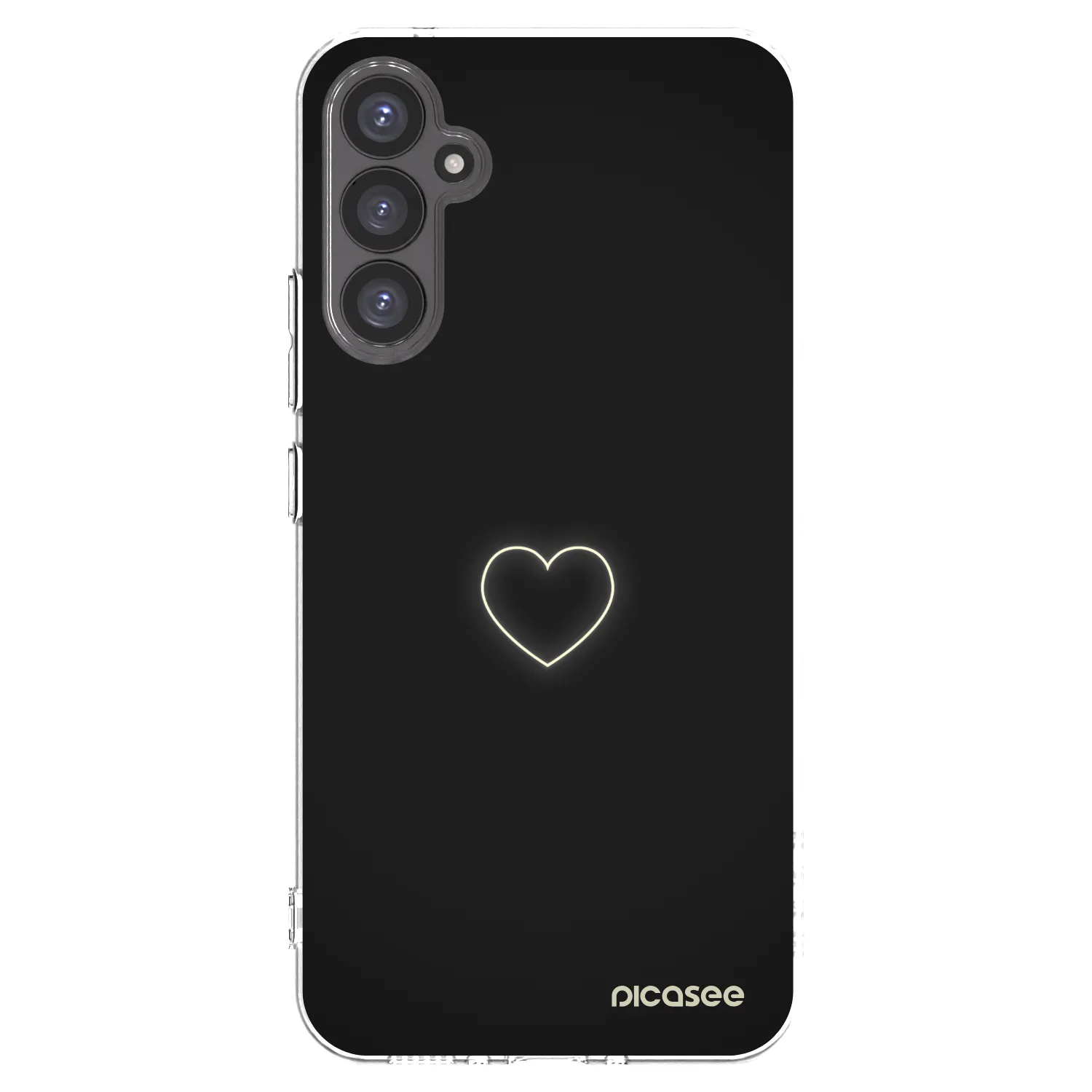 Picasee silikónový prehľadný obal pre Samsung Galaxy A34 5G A346B - Heart