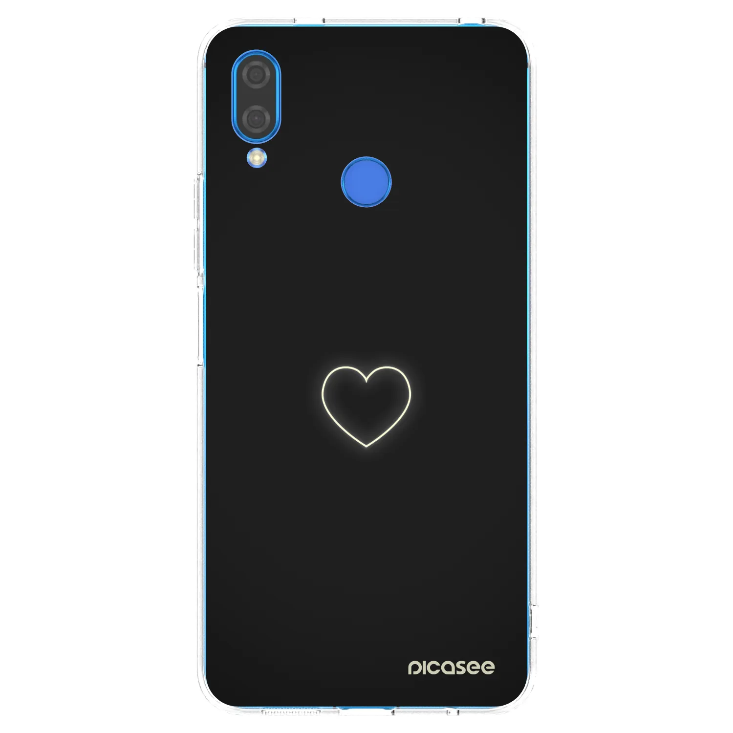 Silikónový prehľadný obal pre Huawei Nova 3i - Heart