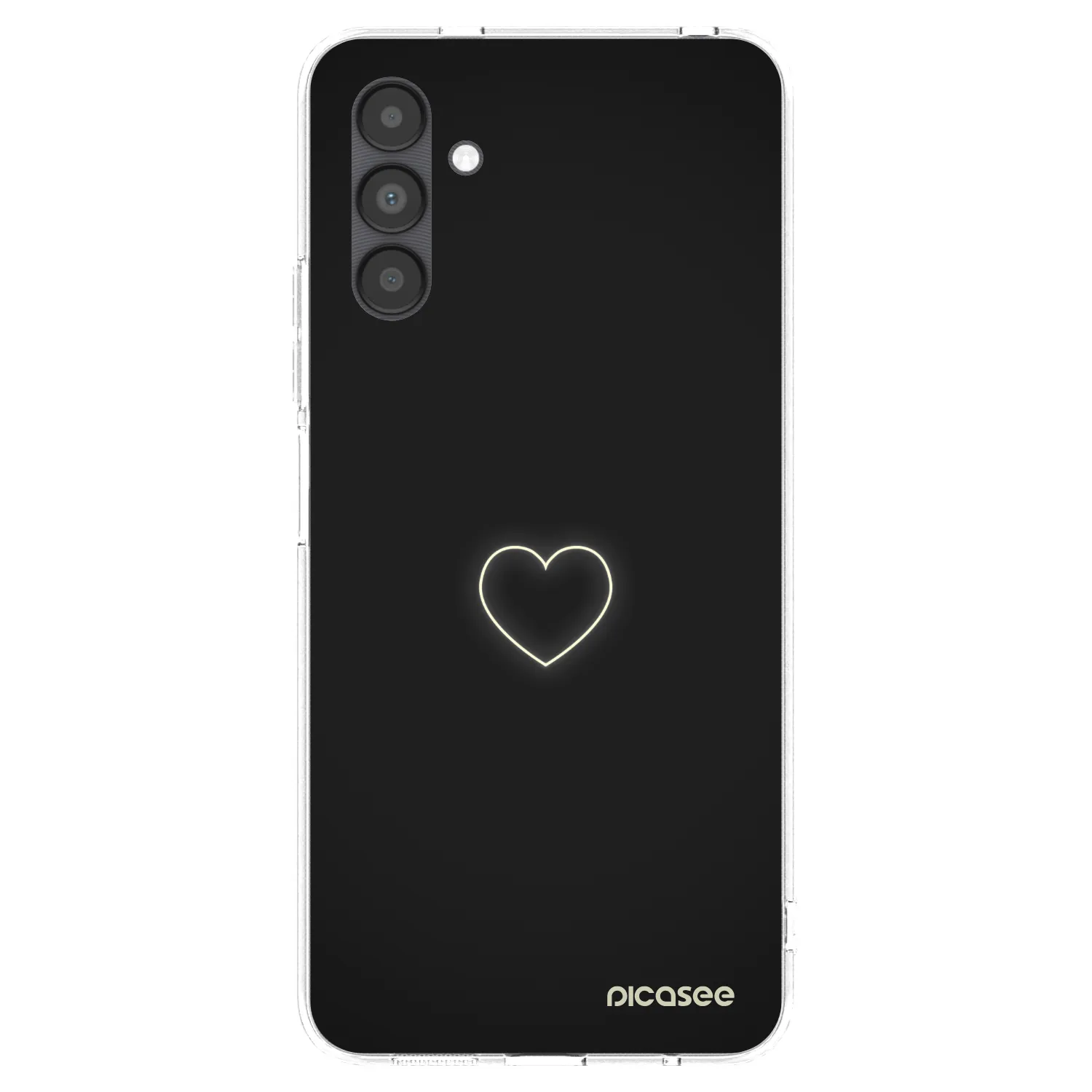 Picasee silikónový prehľadný obal pre Samsung Galaxy A04s A047F - Heart