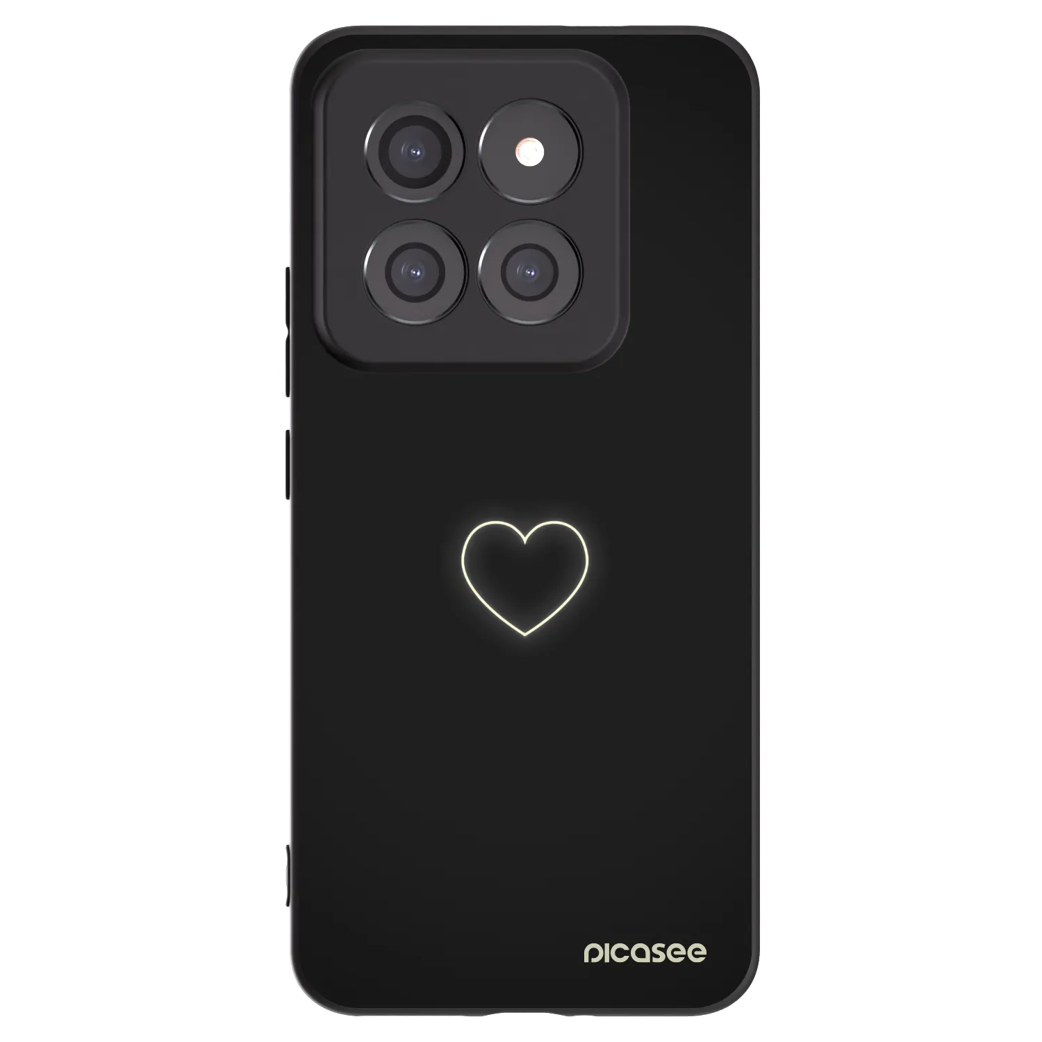 Picasee silikónový čierny obal pre Xiaomi 14 Pro - Heart