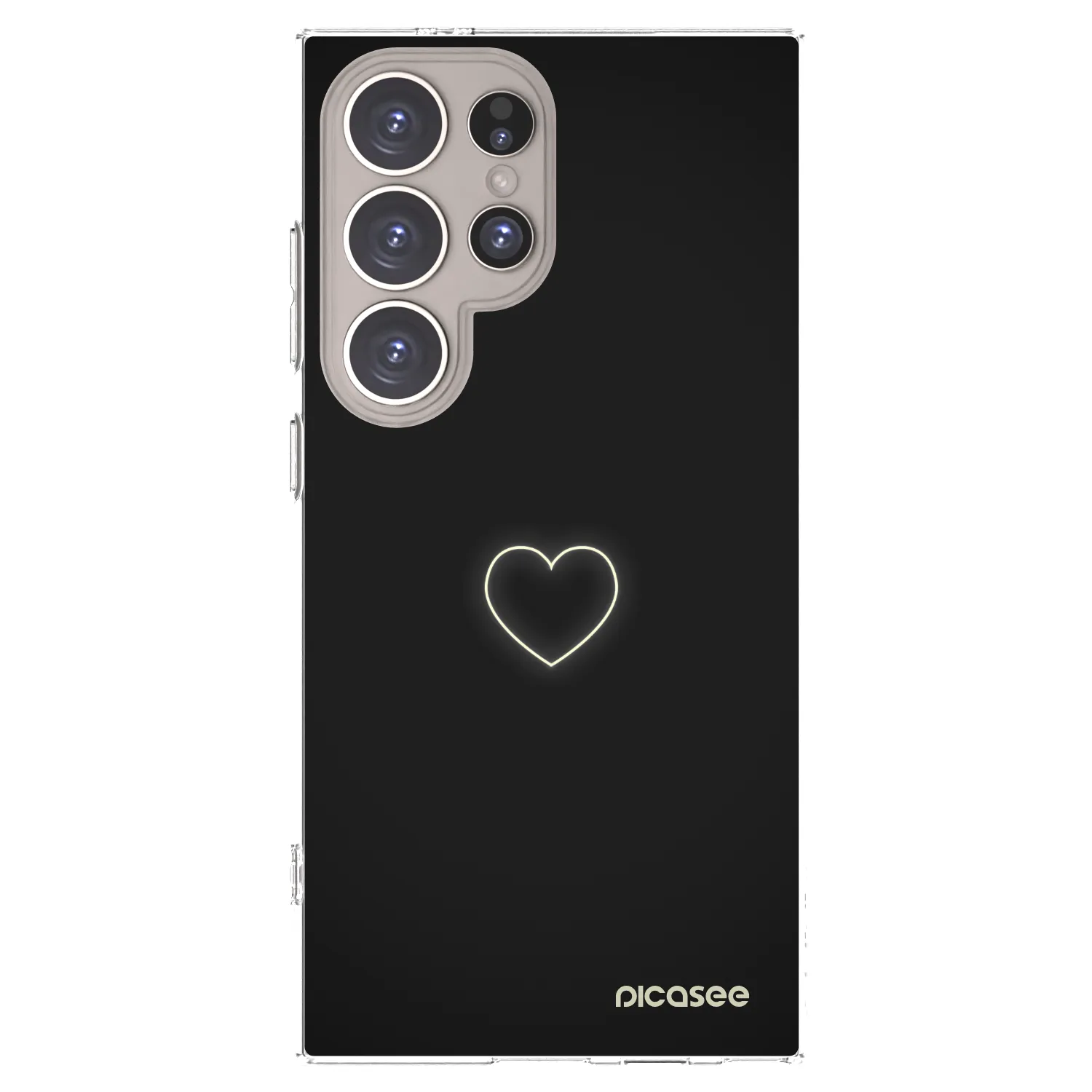Picasee silikónový prehľadný obal pre Samsung Galaxy S24 Ultra S928B 5G - Heart