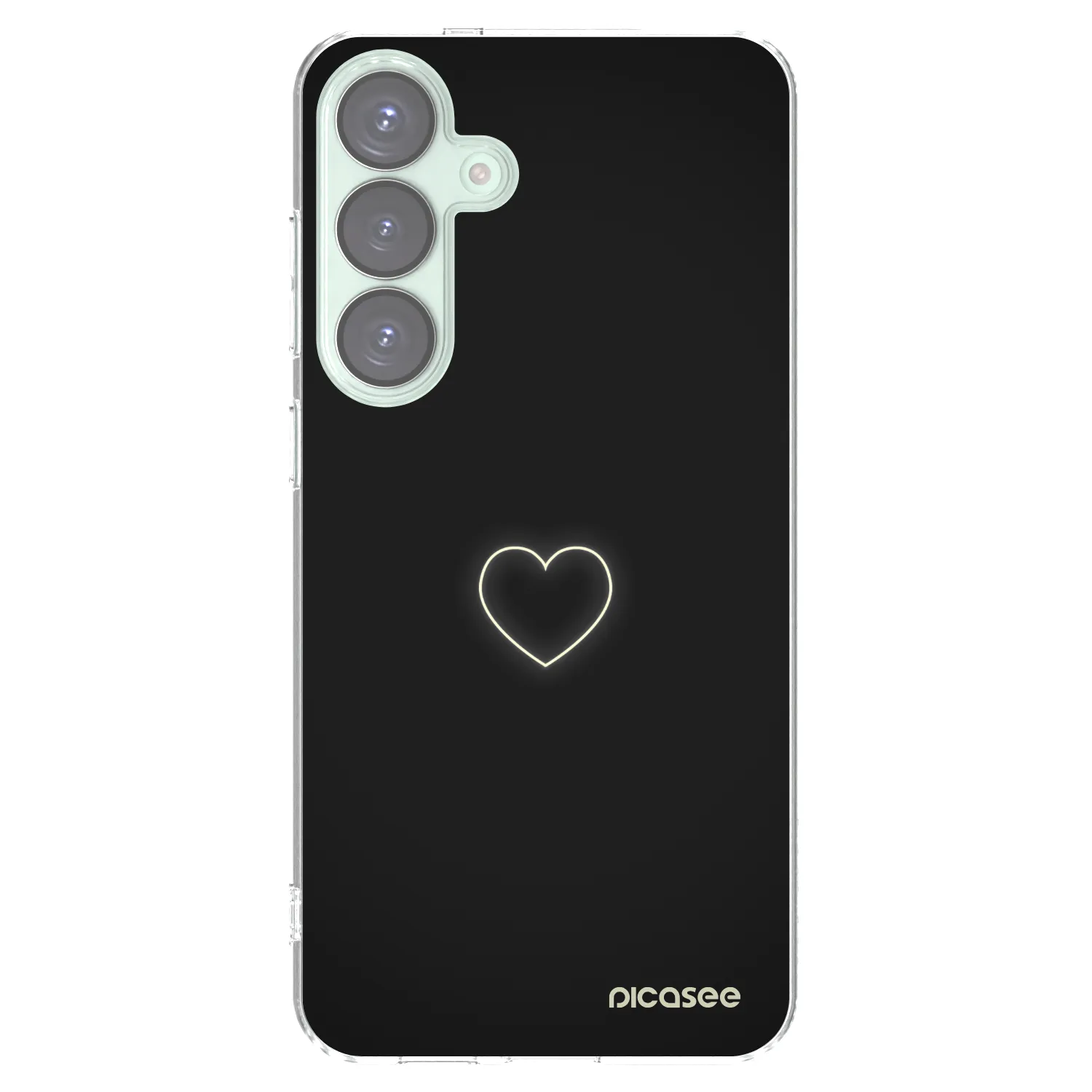 Picasee silikónový prehľadný obal pre Samsung Galaxy S25+ 5G - Heart