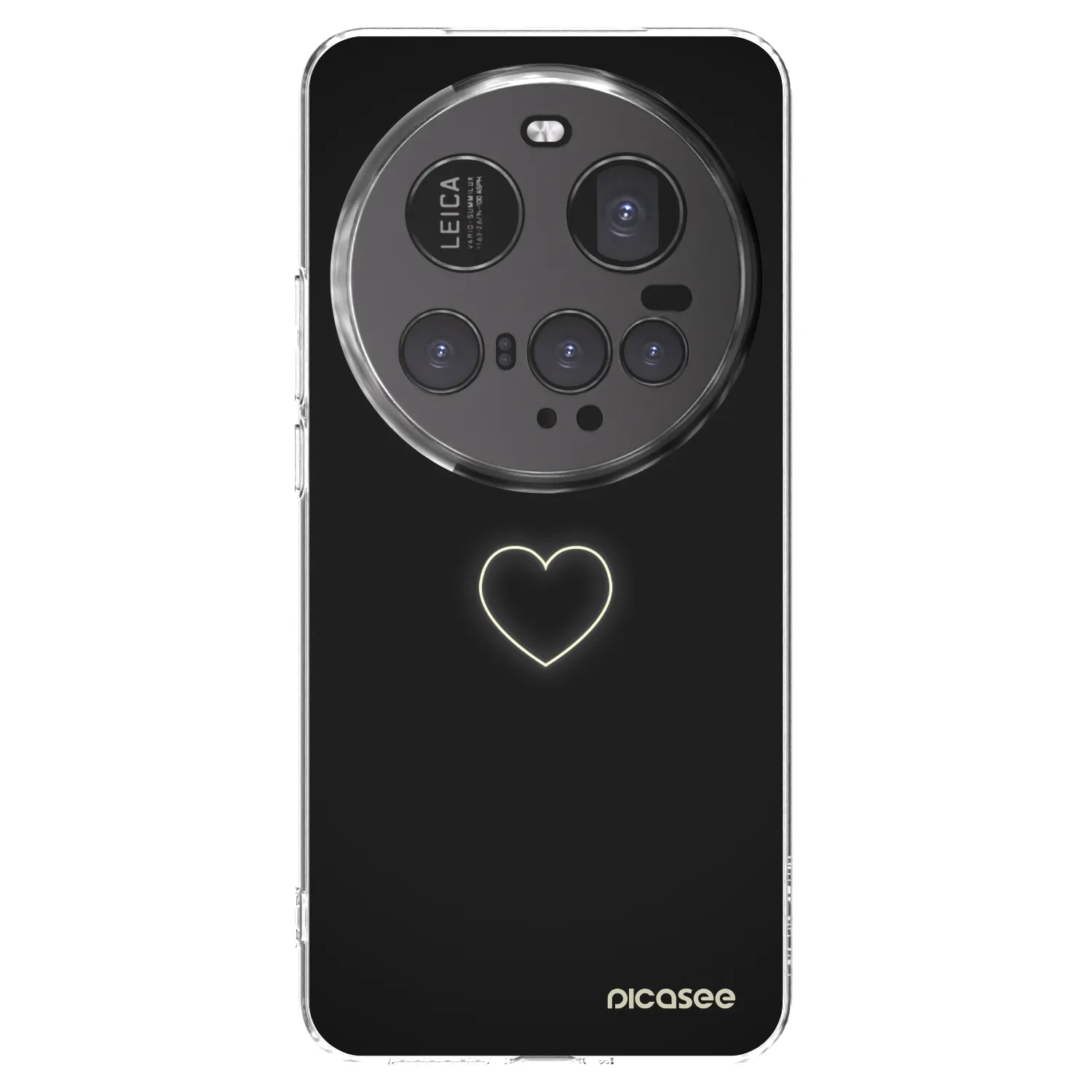 Silikónový prehľadný obal pre Xiaomi 15 Ultra - Heart