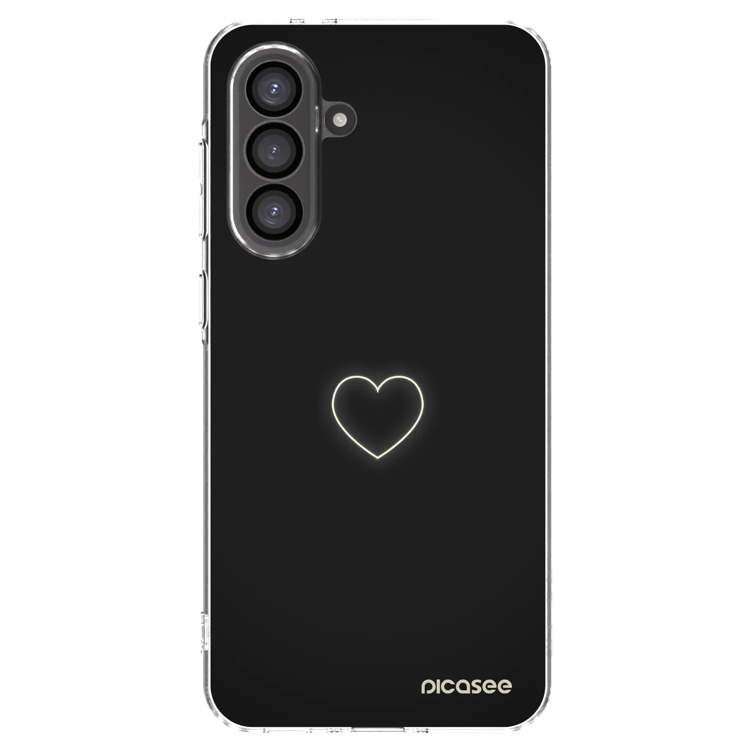 Picasee silikónový prehľadný obal pre Samsung Galaxy A56 5G A566B - Heart