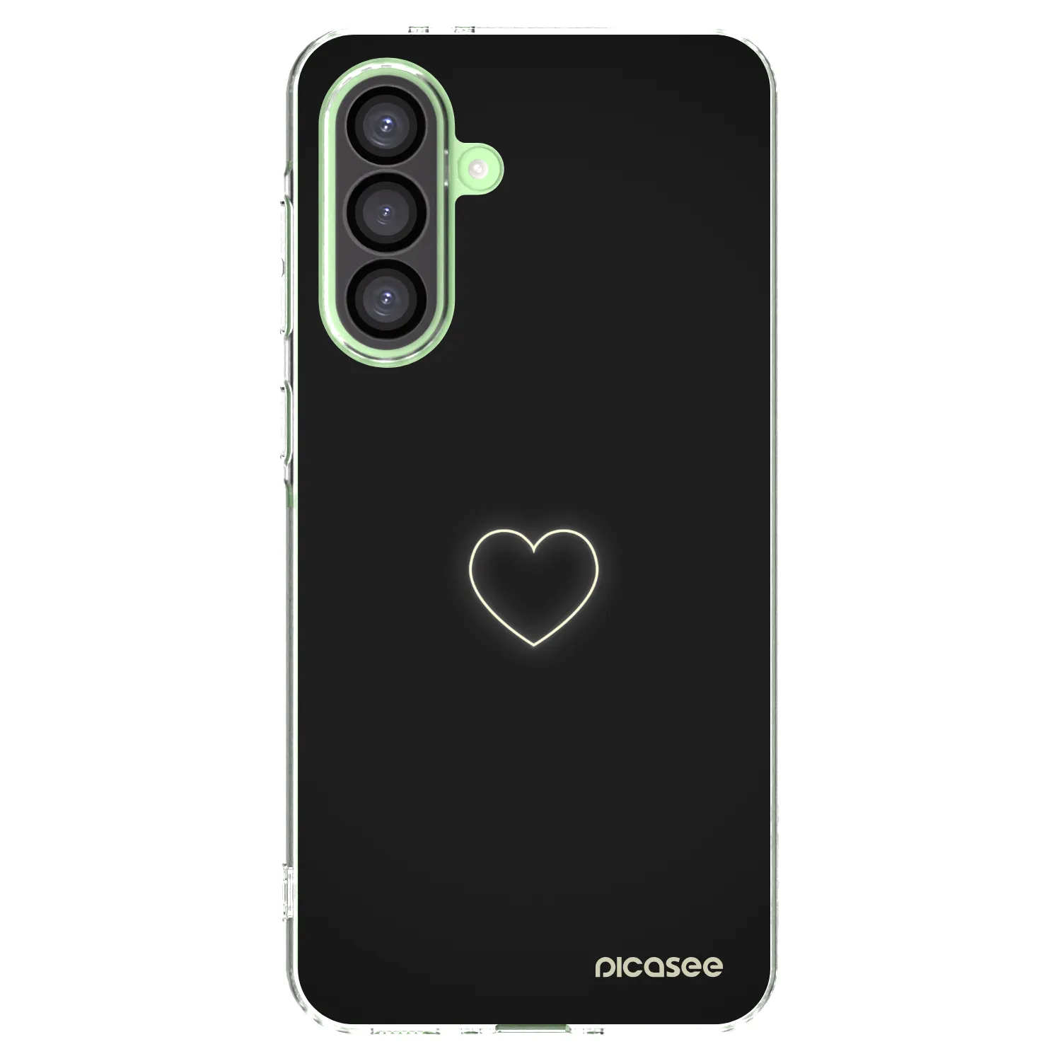 Picasee silikónový prehľadný obal pre Samsung Galaxy A26 5G A266B - Heart