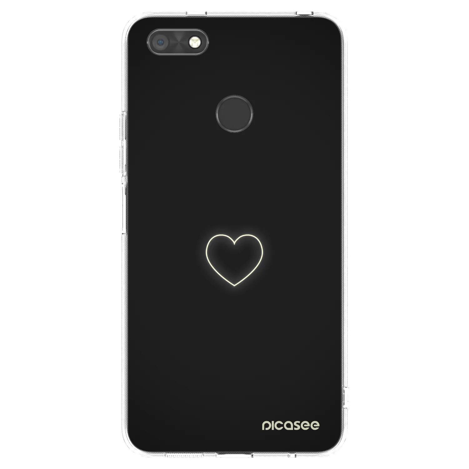 Silikónový prehľadný obal pre Huawei P9 Lite Mini - Heart