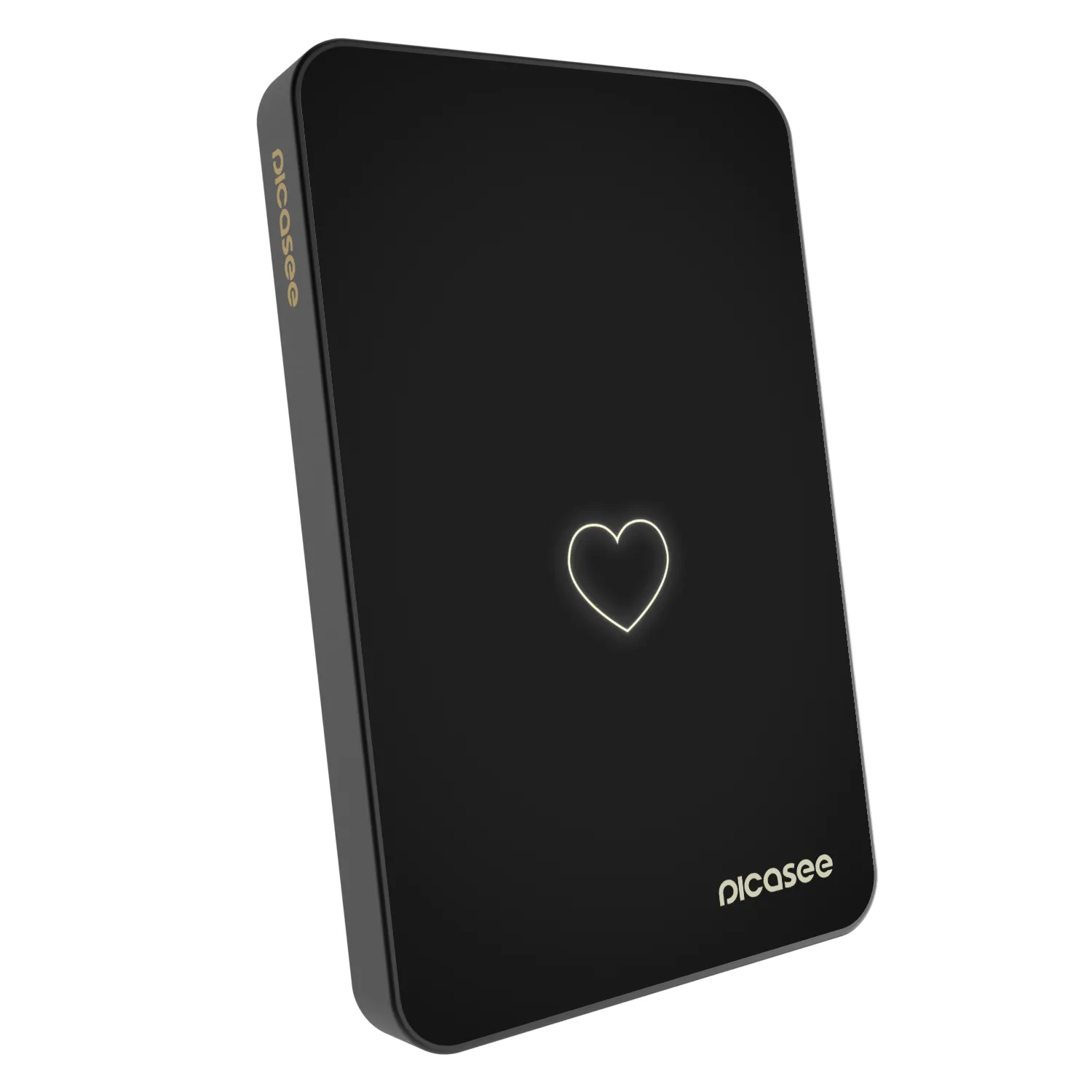 Picasee Powerbanka s MagSafe 5 000 mAh Šedá - Heart