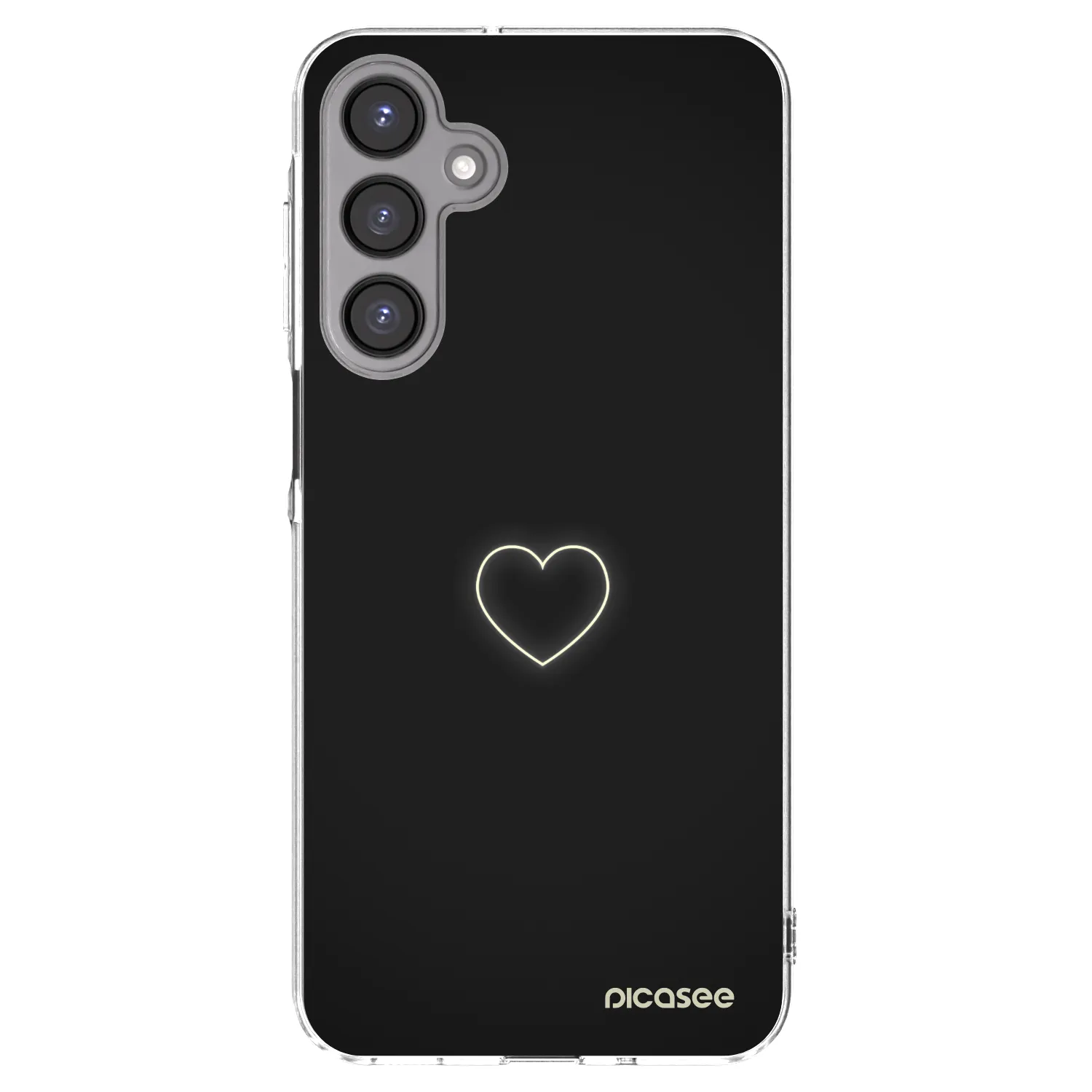 Picasee silikónový prehľadný obal pre Samsung Galaxy A16 4G - Heart