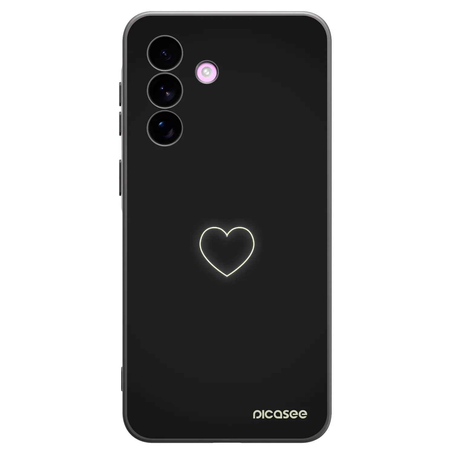 Picasee silikónový čierny obal pre Samsung Galaxy A57 5G - Heart
