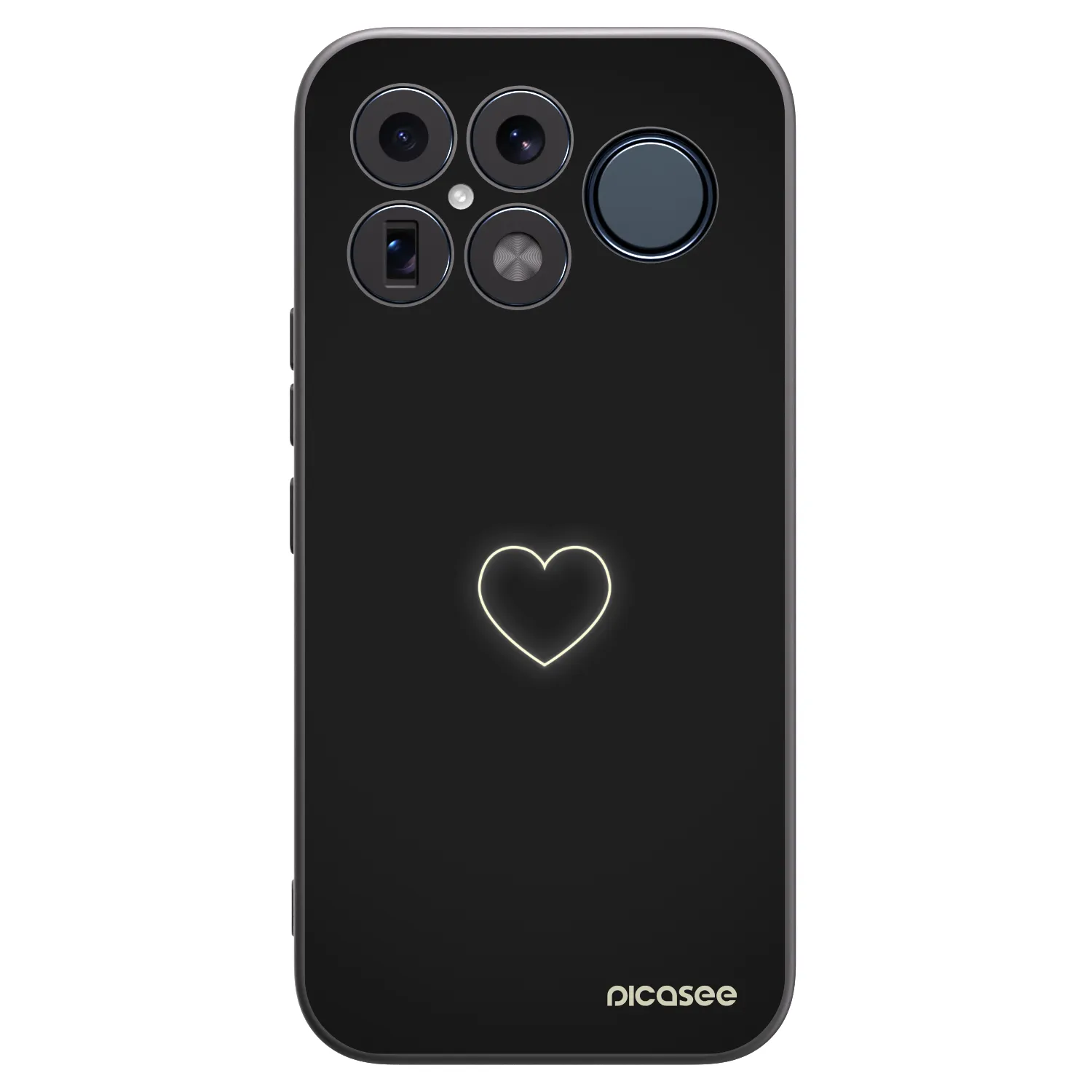 Picasee silikónový čierny obal pre Xiaomi Poco F8 Ultra - Heart