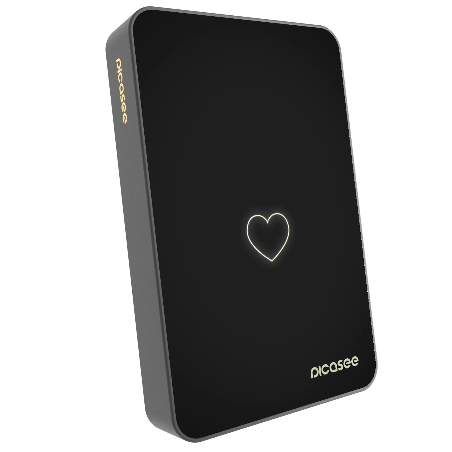 Picasee Powerbanka s MagSafe 10 000 mAh Šedá - Heart