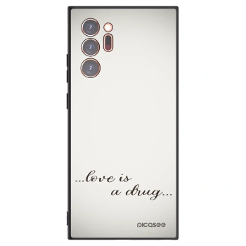 Picasee silikónový čierny obal pre Samsung Galaxy Note 20 Ultra - Love is a drug