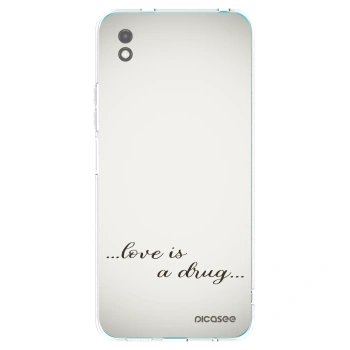 Picasee silikónový čierny obal pre Xiaomi Redmi 9A - Love is a drug
