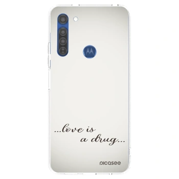 Obal pre Motorola Moto G8 - Love is a drug