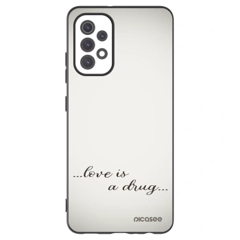 Picasee silikónový čierny obal pre Samsung Galaxy A32 5G A326B - Love is a drug