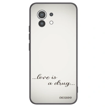 Picasee silikónový čierny obal pre Xiaomi Mi 11 - Love is a drug