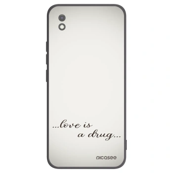 Picasee silikónový čierny obal pre Xiaomi Redmi 9AT - Love is a drug