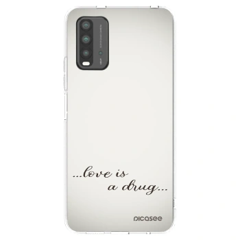 Picasee silikónový čierny obal pre Xiaomi Redmi 9T - Love is a drug