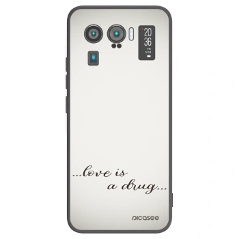 Picasee silikónový čierny obal pre Xiaomi Mi 11 Ultra - Love is a drug