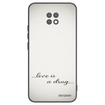 Picasee silikónový čierny obal pre Xiaomi Redmi Note 9T - Love is a drug