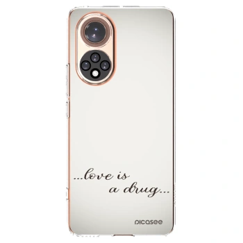 Picasee silikónový prehľadný obal pre Honor 50 5G - Love is a drug