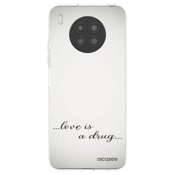 Picasee silikónový prehľadný obal pre Huawei Nova 8i - Love is a drug