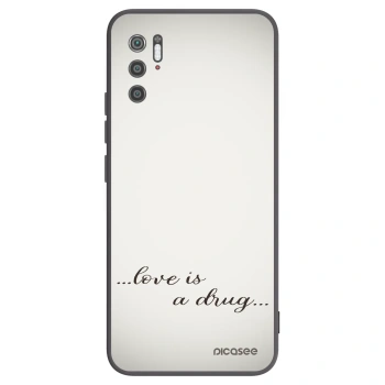 Picasee silikónový čierny obal pre Xiaomi Poco M3 Pro 5G - Love is a drug