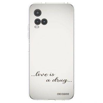 Picasee silikónový prehľadný obal pre Vivo Y33s - Love is a drug