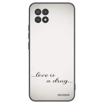 Picasee silikónový čierny obal pre Realme 8i - Love is a drug