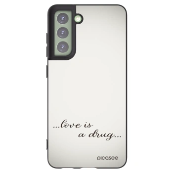 Picasee silikónový čierny obal pre Samsung Galaxy S21 FE 5G - Love is a drug