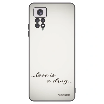 Picasee silikónový čierny obal pre Xiaomi Redmi Note 11 - Love is a drug
