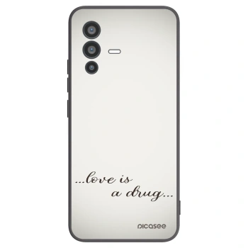 Picasee silikónový čierny obal pre Vivo V23 5G - Love is a drug