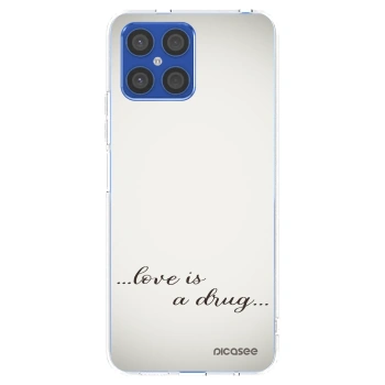 Picasee silikónový prehľadný obal pre Honor X8 4G - Love is a drug