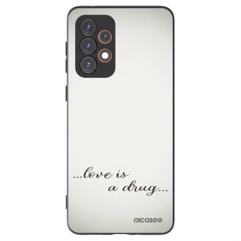 Picasee silikónový čierny obal pre Samsung Galaxy A33 5G A336 - Love is a drug