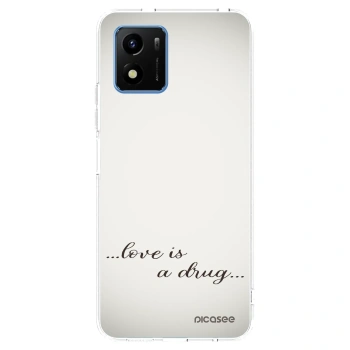 Picasee silikónový prehľadný obal pre Vivo Y01 - Love is a drug