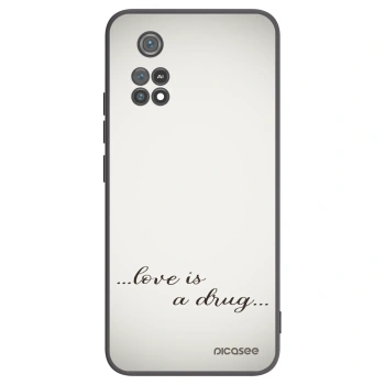 Picasee silikónový čierny obal pre Xiaomi Poco M4 Pro - Love is a drug