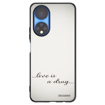 Picasee silikónový čierny obal pre Honor X7 - Love is a drug