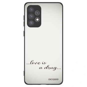 Picasee silikónový čierny obal pre Samsung Galaxy A73 5G - Love is a drug