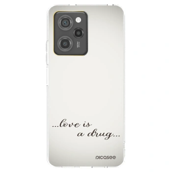Picasee silikónový čierny obal pre Xiaomi Poco X5 Pro - Love is a drug