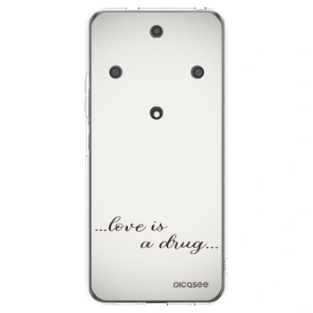 Picasee silikónový prehľadný obal pre Honor Magic5 Lite 5G - Love is a drug