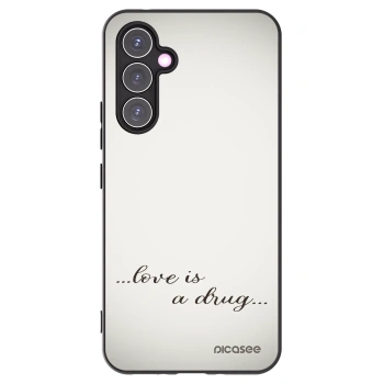 Picasee silikónový čierny obal pre Samsung Galaxy A54 5G A546B - Love is a drug