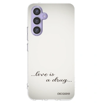 Picasee silikónový prehľadný obal pre Samsung Galaxy A54 5G A546B - Love is a drug