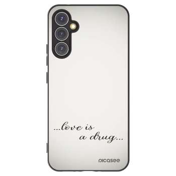 Picasee silikónový čierny obal pre Samsung Galaxy A34 5G A346B - Love is a drug