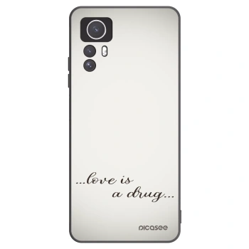 Picasee silikónový čierny obal pre Xiaomi Redmi Note 12S - Love is a drug