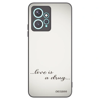 Picasee silikónový čierny obal pre Xiaomi Redmi Note 12 4G - Love is a drug