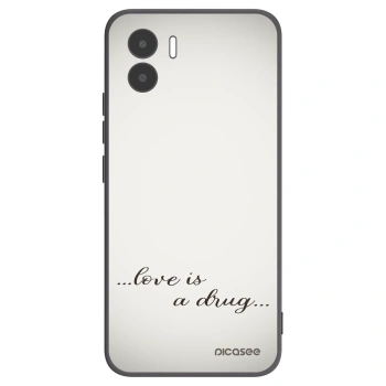 Picasee silikónový čierny obal pre Xiaomi Redmi A2 - Love is a drug