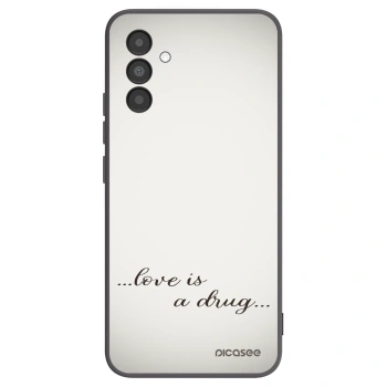 Picasee silikónový čierny obal pre Samsung Galaxy A04s A047F - Love is a drug