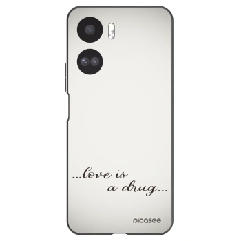 Picasee silikónový čierny obal pre Honor 90 Lite 5G - Love is a drug