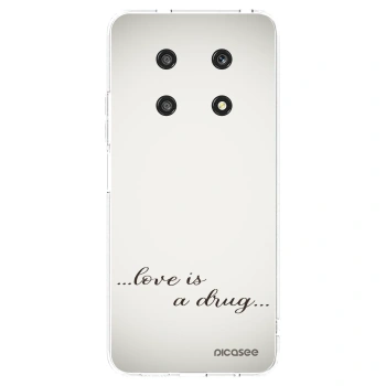 Picasee silikónový prehľadný obal pre Honor Magic4 Lite 5G - Love is a drug