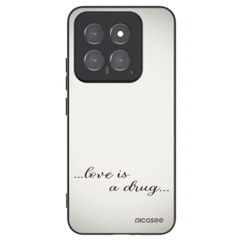 Picasee silikónový čierny obal pre Xiaomi 14 - Love is a drug